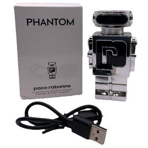 Paco Rabanne Phantom Battery Charger Robot Portable Power Bank Charger NEW